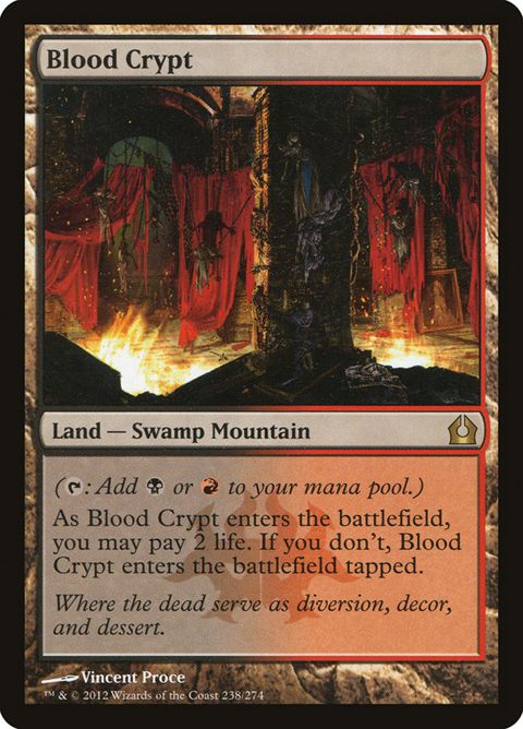 血の墓所 / Blood Crypt　mtg 英語4枚 サインド mtg-singles-rtr-bloodcrypt-238 – Dice Saloon Singles