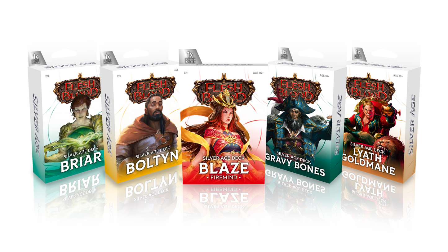 Silver Age: Chapter 3 - Deck Collection - Assorted (Briar, Boltyn, Blaze, Gravy Bones, Lyath Goldmane)