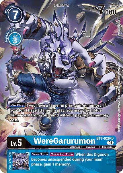 WereGarurumon [BT7-026] (Alternate Art) [Next Adventure]