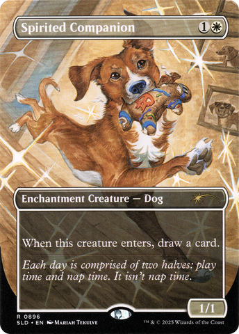 Spirited Companion (0896) (Rainbow Foil) [Secret Lair Drop Series]