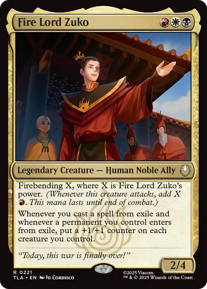 Fire Lord Zuko [Avatar: The Last Airbender]