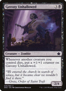 29-gavonyunhallowed