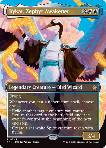 Kykar, Zephyr Awakener (Borderless) [Foundations]