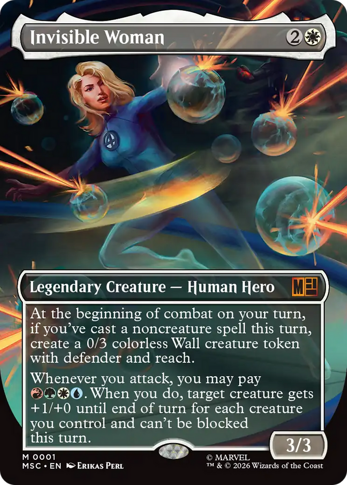Invisible Woman (Borderless) [Marvel Super Heroes Commander]