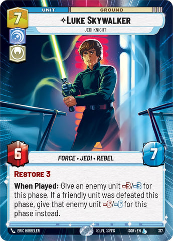 Luke Skywalker - Jedi Knight (Hyperspace) (317) [Spark of Rebellion]