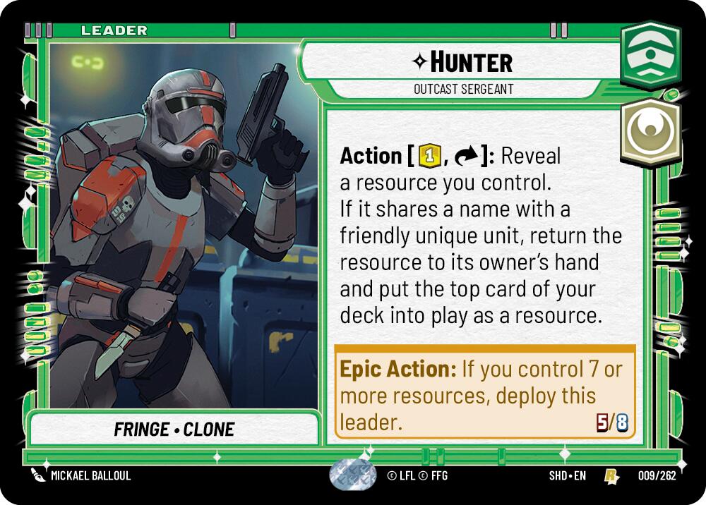 Hunter - Outcast Sergeant (009/262) [Shadows of the Galaxy]