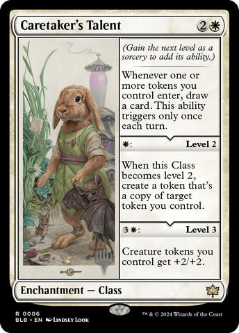 Caretaker's Talent (Promo Pack) [Bloomburrow Promos]