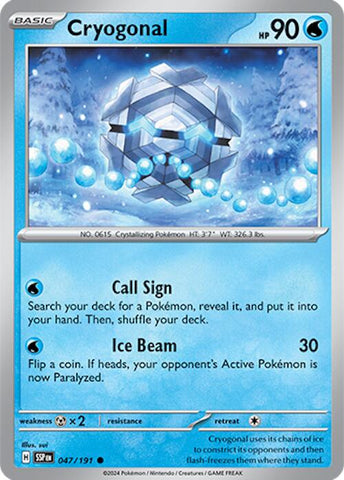 Cryogonal (047/191) [Scarlet & Violet: Surging Sparks]