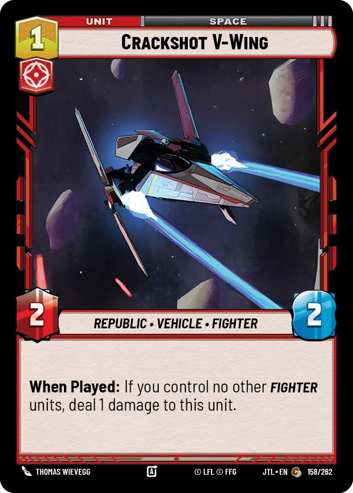 Crackshot V-Wing (158/262) (158/262) [Jump to Lightspeed]