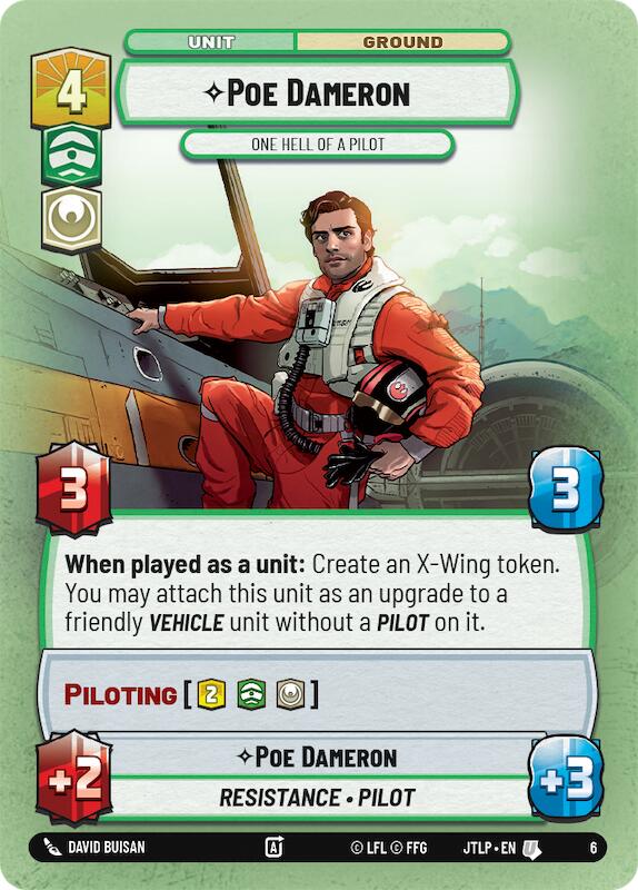 Poe Dameron - One Hell of a Pilot (6) (6) [Jump to Lightspeed: Weekly Play]