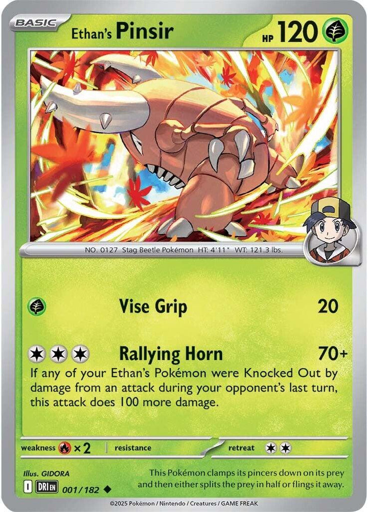 Ethan's Pinsir (001/182) [Scarlet & Violet: Destined Rivals]