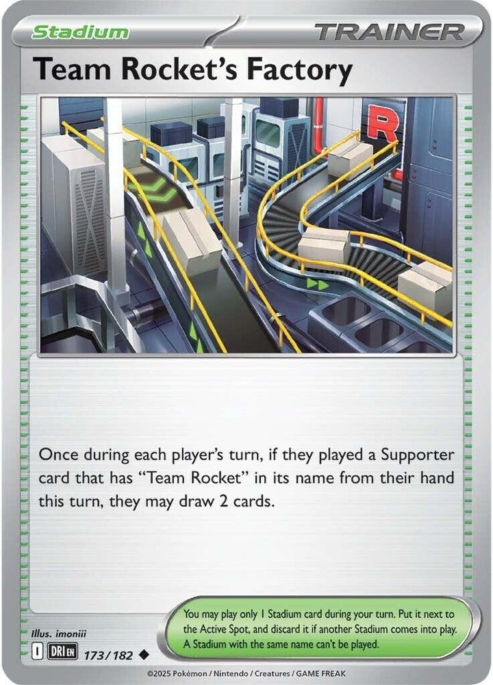 Team Rocket's Factory (173/182) [Scarlet & Violet: Destined Rivals]