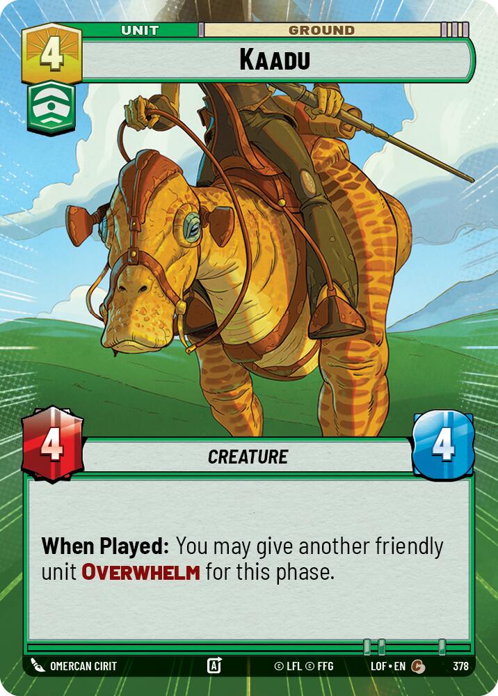 Kaadu (378) (Hyperspace) (378) [Legends of the Force]