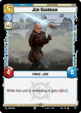 Jedi Guardian (551) (Foil) (551) [Legends of the Force]