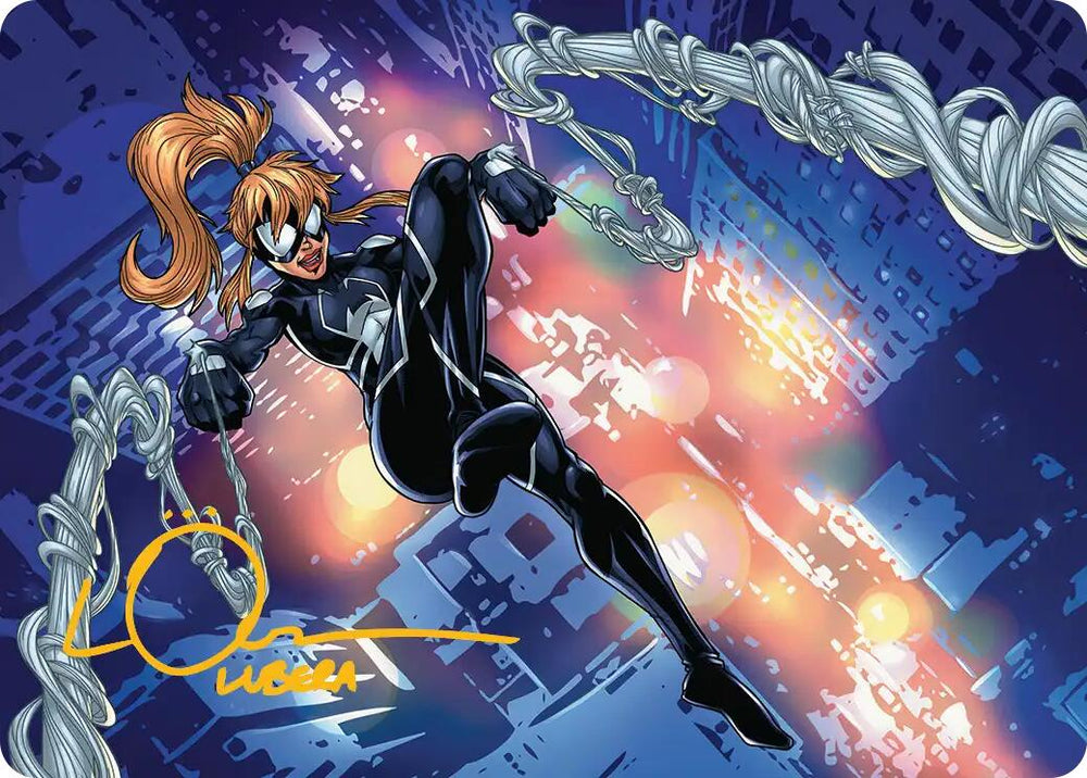 Arana, Heart of the Spider Art Card (Gold-Stamped Signature) [Marvel's Spider-Man Art Series]