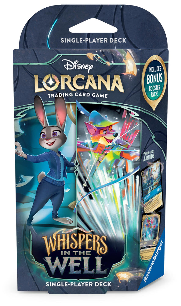 Lorcana: Whispers in the Well - Starter Deck (Sapphire & Steel) - PREORDER