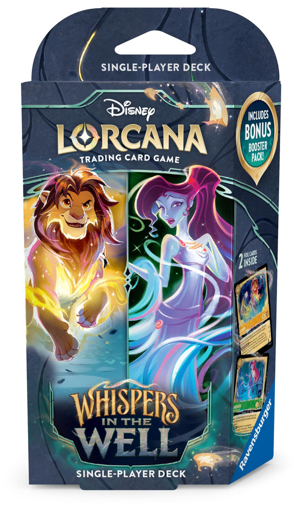 Lorcana: Whispers in the Well - Starter Deck (Amber & Emerald) - PREORDER