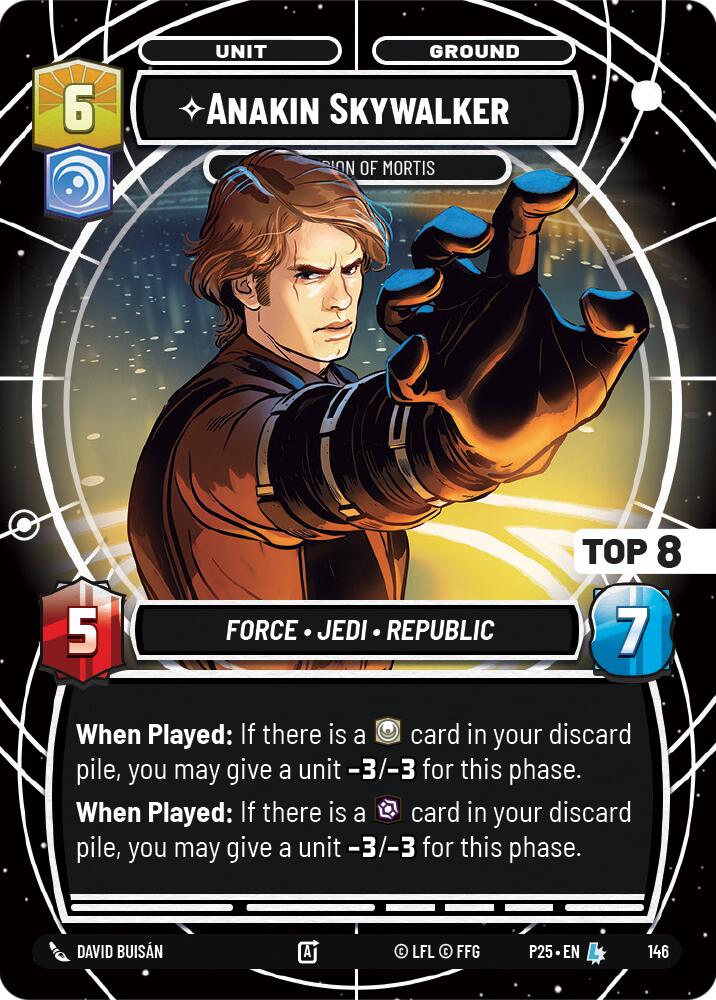 Anakin Skywalker - Champion of Mortis (Top 8) (150) (150) [Sector and Regional Promos: Season 1]