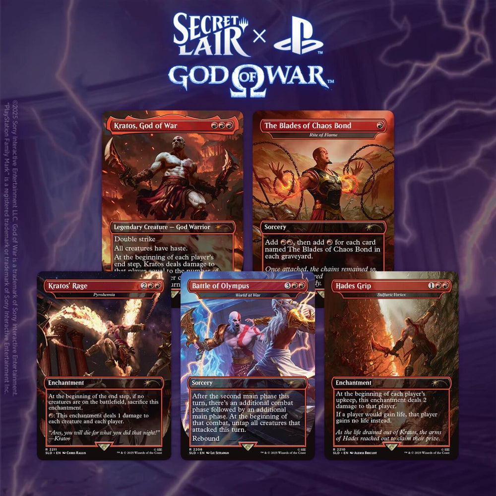 MTG Secret Lair x God of War (Greek - Non-Foil Edition)