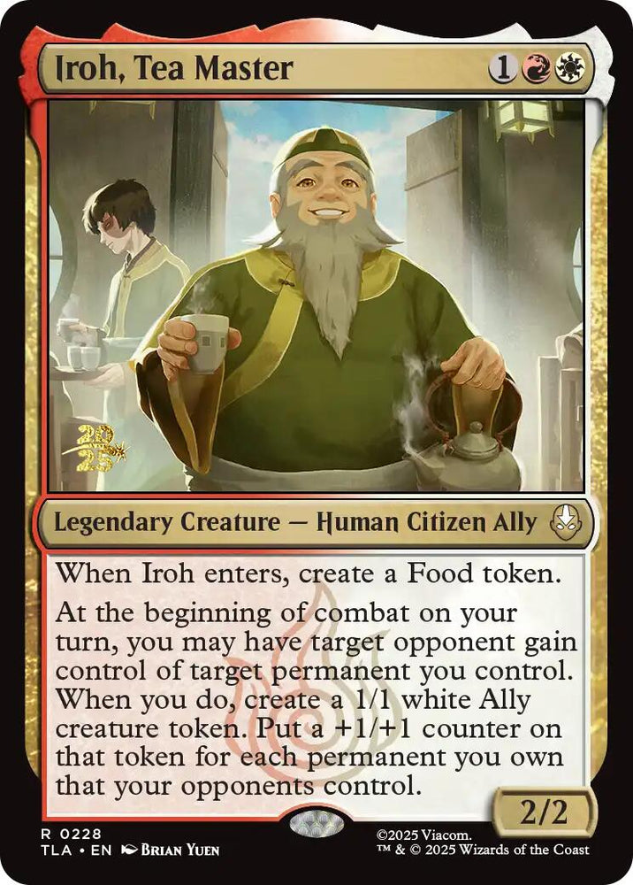 Iroh, Tea Master [Avatar: The Last Airbender Prerelease Cards]
