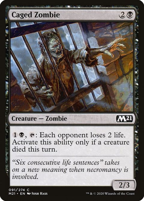 91-cagedzombie
