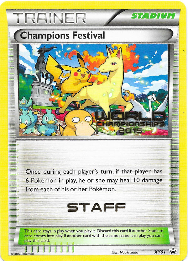 Champions Festival (XY91) (2015 Quarter Finalist) [XY: Black Star Promos]