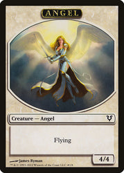 Angel // Demon Double-Sided Token (Oversized) [Open the Helvault]