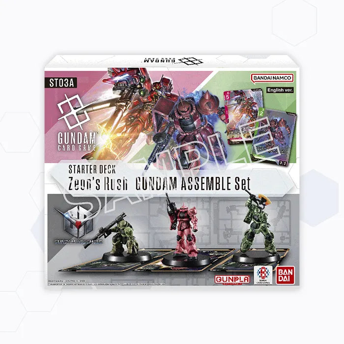 Gundam TCG Assemble Set ST-03A - Zeon's Rush