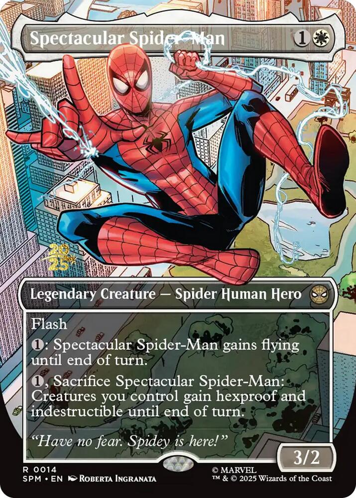 Spectacular Spider-Man (Borderless) [Marvel's Spider-Man Prerelease Promos]