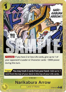 st09-014-narikaburaarrowtexturedfoil