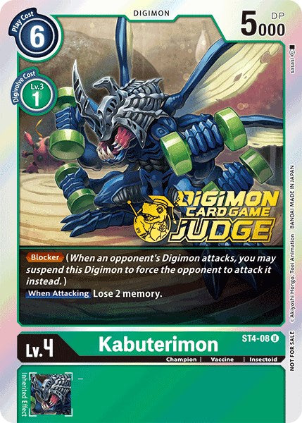 Kabuterimon [ST4-08] (Judge Pack 1) [Starter Deck: Giga Green Promos]