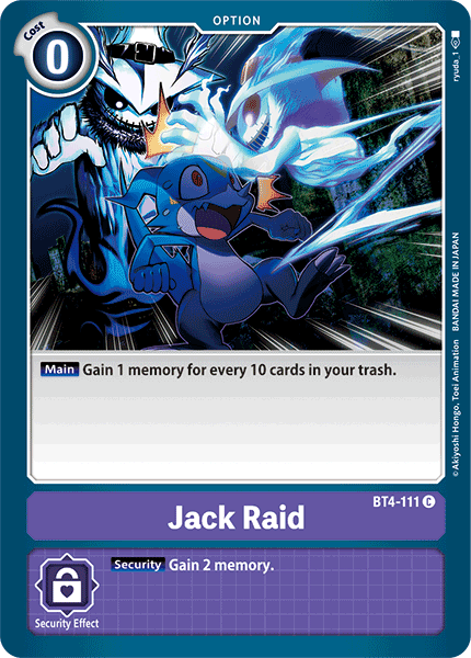 Jack Raid [BT4-111] [Great Legend]
