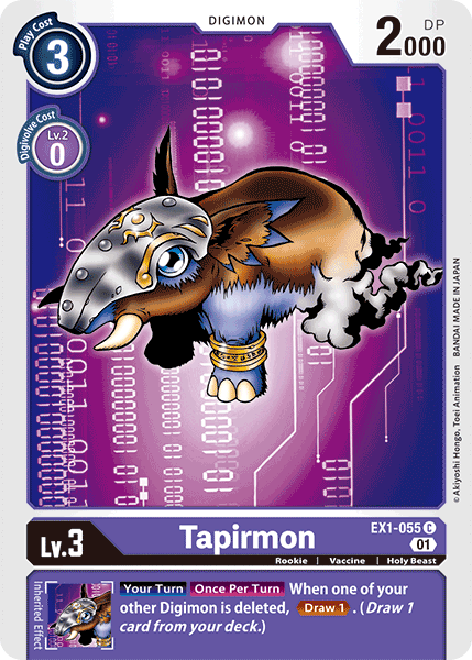 Tapirmon [EX1-055] [Classic Collection]
