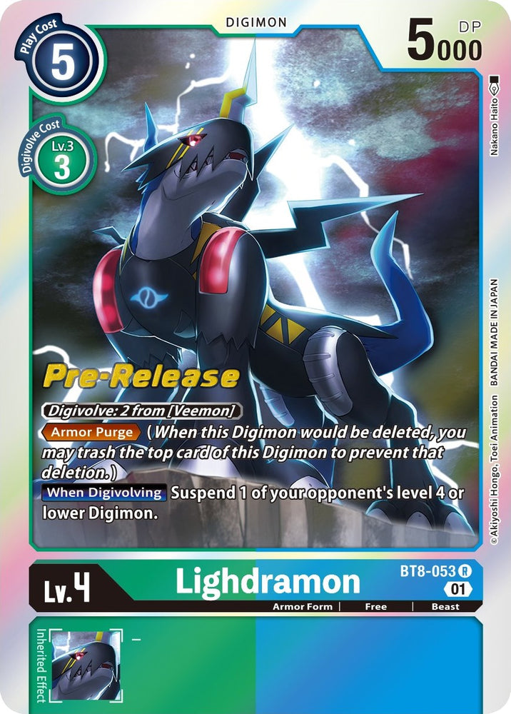 Lighdramon [BT8-053] [New Awakening Pre-Release Cards]