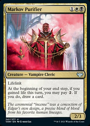 Markov Purifier [Innistrad: Crimson Vow]