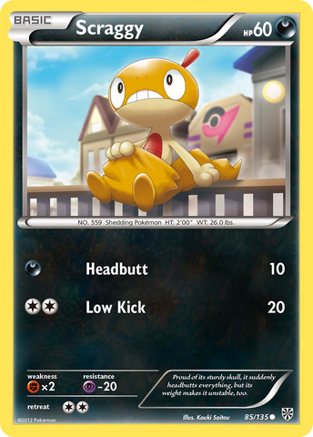 Scraggy (85/135) [Black & White: Plasma Storm]