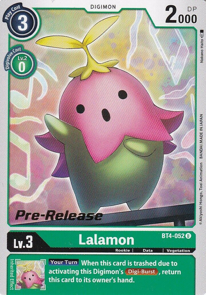 Lalamon [BT4-052] [Great Legend Pre-Release Promos]