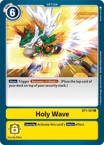 Holy Wave [BT1-107] [Release Special Booster Ver.1.5]