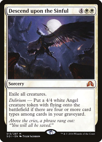 Descend upon the Sinful [Shadows over Innistrad]