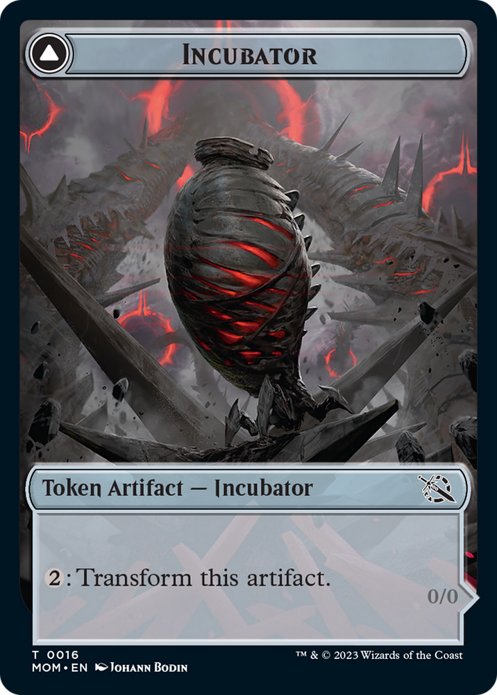 Incubator // Phyrexian (16) Double-Sided Token [March of the Machine Tokens]