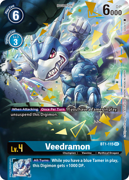 Veedramon [BT1-115] (Alternate Art) [Release Special Booster Ver.1.0]
