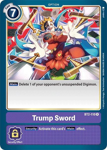 Trump Sword [BT2-110] [Release Special Booster Ver.1.0]
