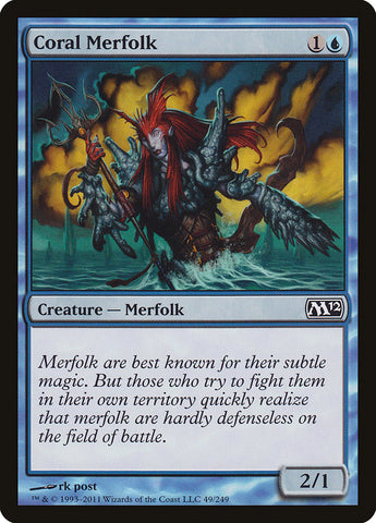 Coral Merfolk [Magic 2012]