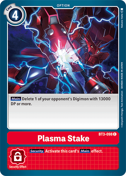 Plasma Stake [BT3-098] [Release Special Booster Ver.1.5]
